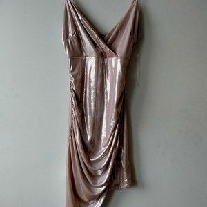 Windsor Rose Gold Mini Dress